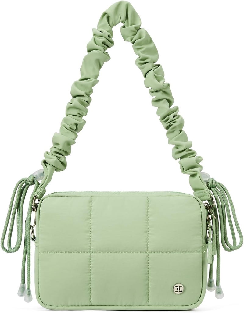 Telena Crossbody Bags for Women Cross Body Purse with Guitar Strap Lightweight Puffer Shoulder Bag for Travel - Image 1
